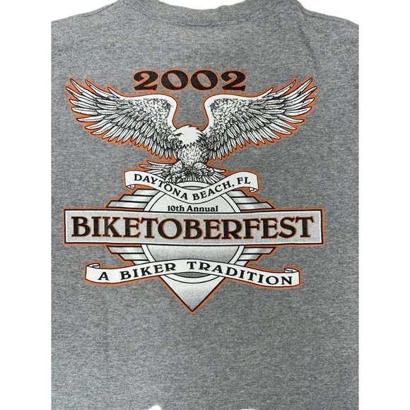 2002 Daytona Beach Biketoberfest tee shirt Size L - Picture 6 of 6